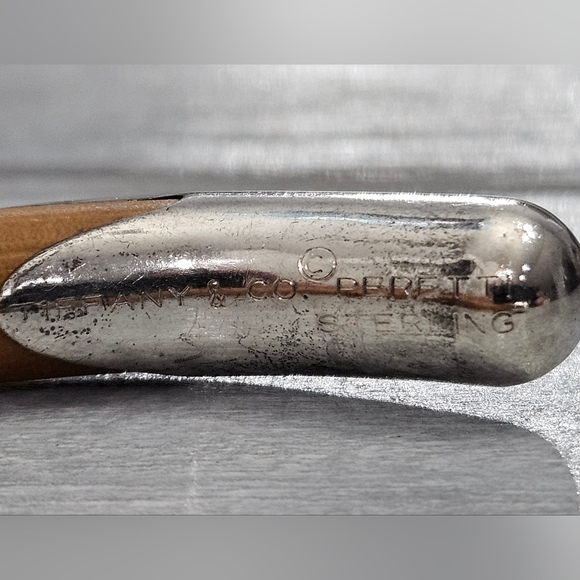 RARE Tiffany & Co Rattan Bamboo Elsa Peretti Sterling Cuff - Picture 11 of 16